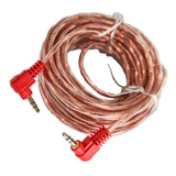 Cable Audio 8m Mini Plug 3.5mm 90° L. Oxigeno Audiopipe Htec