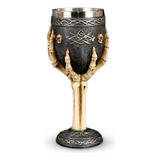 Copa Cáliz Calabera Medieval Vikingo Mano Esqueleto Mug Vin