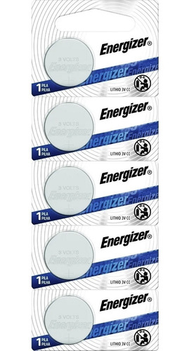 Pilas Energizer Cr2016 Blister X 5 Unidades. Boton Litio