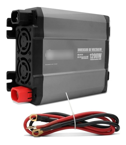 Inversor Voltagem Tensão 24v Para 220v 1200w Tomada E Usb