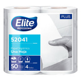 Papel Higienico Elite Hoja Simple 48 Rollos 50 Mt 52041