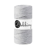 Cuerda Algodón Peinado 3 Mm Macrame  Bobbiny - Light Grey