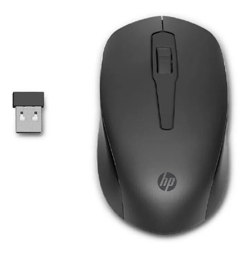 Mouse Inalambrico Hp 2.4 Ghz Hasta 10 Mts Negro Ergonomico