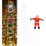 Luces De Escalera Led Navideñas Con Decoración Navideña CoLG