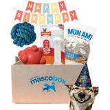 Mascobox Kit Juguetes Cumpleaños Box Perros Huesos Regalos 