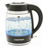 Chefman Hervidor Eléctrico Para Agua 1.8l 1500w, Color Negro