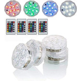 Luces Led Sumergibles Con Control Remoto Rgbw Multicolor Cam