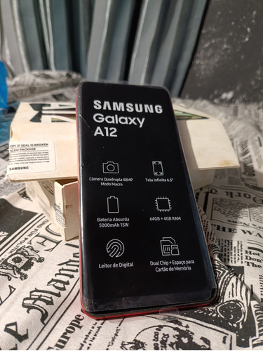 Celular Samsung Galaxy A12 -a125m/ds Semi - Novo