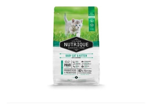 Alimento Para Gatito Nutrique Baby Cat & Kitten X 2 Kg Pavo