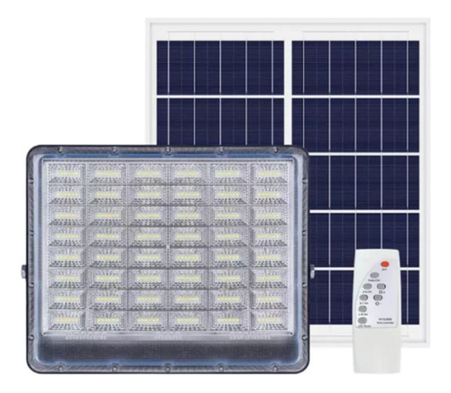 Foco Led 300w Con Panel Solar + Control Remoto