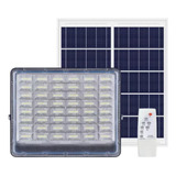 Foco Led 300w Con Panel Solar + Control Remoto