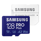 Cartão Memória Microsd Samsung 128gb Micro Sd 160mbs E Adapt