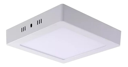 Pack X 5 Panel Plafon Led 18w Aplicar Cuadrado