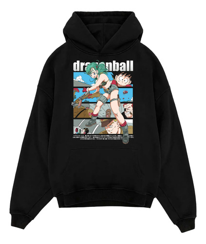 Sudadera Bulma Dragon Ball Z Goku Vegeta Hoodie Gohan Trunks