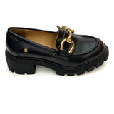 Mocasines De Plataforma Chunky Herraje Salamandra Sal3695