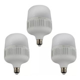 Kit 3 Pzs Foco Led Para Casa 20w Ahorradores Bulbo Tipo Bala Color De La Luz Blanco Frío