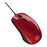 Mouse Gamer : Steelseries Rival 100 Optico Forged Red