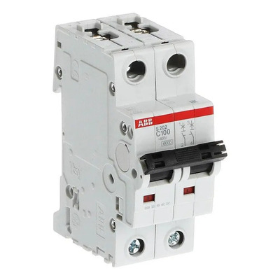 2cds252001r0824 S202-c100 Int. Termomagnetico 2p 100a C Abb | Envío gratis