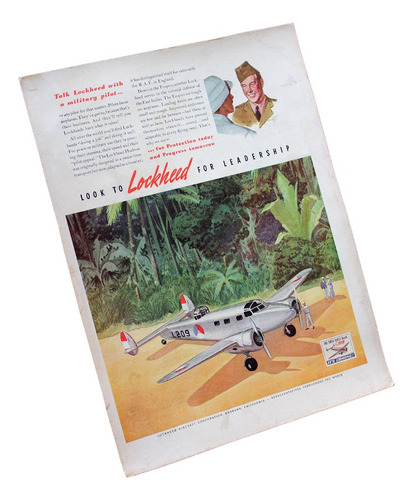 ¬¬ Cartel Letrero Antiguo / Lockheed Zp