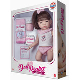 Boneca Doll Realista Com Cabelo Small Coleção - Sidnyl