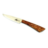 Cuchillo Artesanal Asado Premium Vaina Cuero  Filo Parrilla