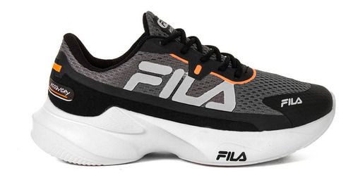 Zapatillas Fila Recovery Kids Gris Negro Niño