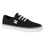 Tenis Dc Shoes Clasico Skate Flash Negro Para Hombre