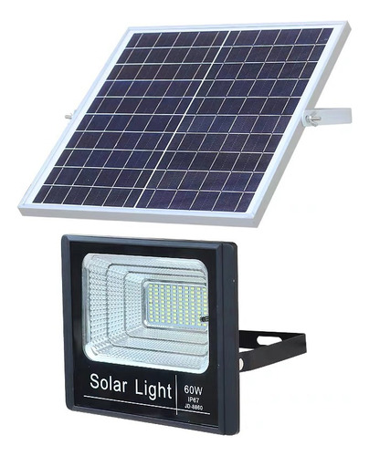 Placa De Foco Led De Energía Solar De 500 W, Resistente Al A