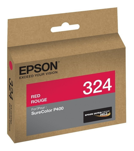 Cartucho Epson Sure Color T324 Rojo P400 14ml T324720 /v /vc