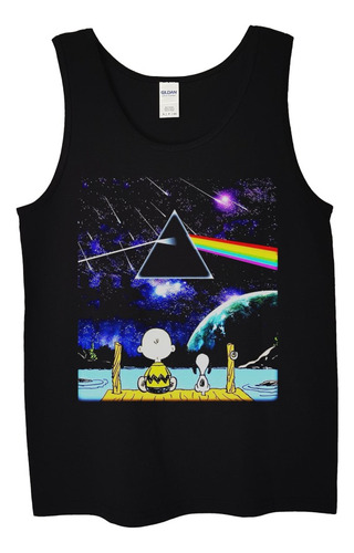 Polera Musculosa Pink Floyd Charlie Brown Rock Abominatron