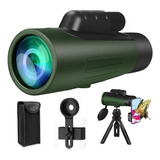 Telescopio Monocular Hd + Tripode + Soporte Celular Regalo