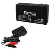 Batería Recargable Ml1.3-6 6v 1.3ah + Cargador 6v