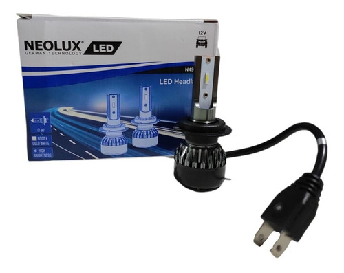 Kit 2 Lamparas Led H7 12v 6000k Neolux By Osram Blanco Frio