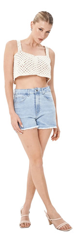 Short Jean Mujer Elastizado