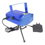 Kit 2 Mini Laser Holográfico Stage Lighting Azul Jdb-08