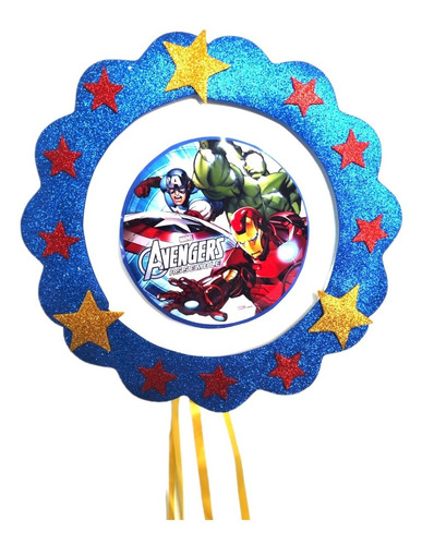 Piñata Avengers Superheroes Decoración Cumpleaños