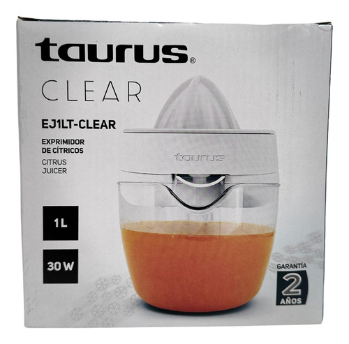 Exprimidor De Citricos Ej1lt Clear Taurus