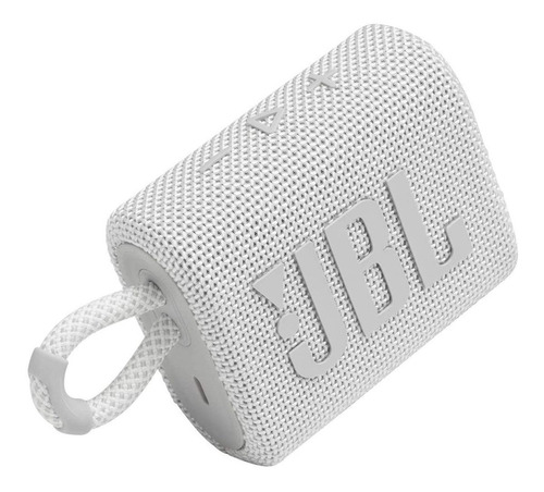 Bocina Bluetooth Jbl Go 3 Portatil Impermeable Ip67 Blanco