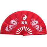 Set X10 Abanico Tela Pvc Estampada Surtidos Kung Fu Tai Chi 