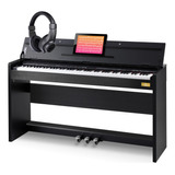 Aodsk Piano Digital De Accion Con Peso De 88 Teclas, Teclado