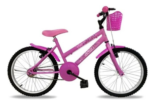 Bicicleta Aro 20 Infantil Menina C/cesta E Rodinhas Oferta