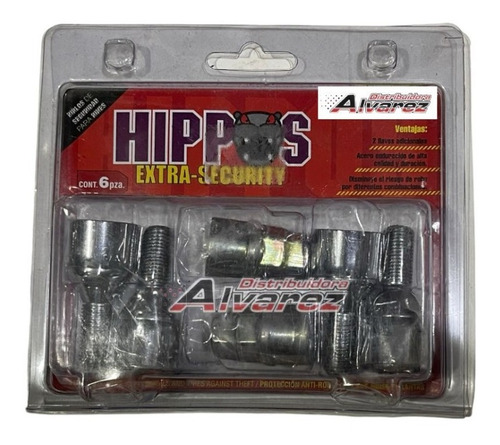 Birlos De Seguridad Hippos 14x1.25 Mini Cooper