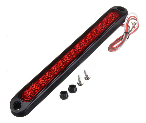 Tira De Luz De Freno Led Roja Del Coche De 25cm 10-13v