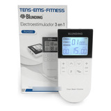 Tens Ems Fitnes Masajeador Eletroestimulador Blunding Beq-15 Color Blanco