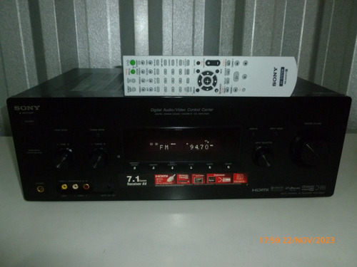 Receiver Sony A/v. 7.1* Hdmi 900 W Mod. Str-dg820 + Cr Usado