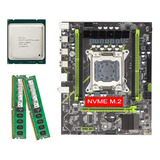 Kit Combinado De Placa Base Qiyida X79, Cpu E5 2650v2 Y 2 Ki