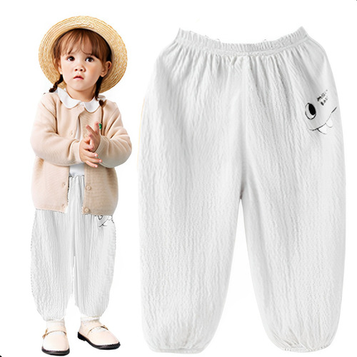 Pantalón Para Niño Bebe Niña Pantalones Algodón Talla3-6años