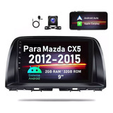 9 Autoestéreo 2+32g Carplay Gps Para  Mazda Cx-5 2012-2015