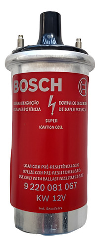 Bobina Bosch Roja Para Encendido Electronico Renault Torino