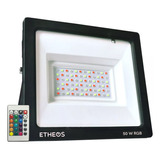 Reflector Led Rgb 50 Watts Ip65 Control Remoto Incluido +